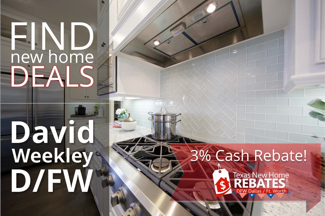 Find DEALS on Brand New David Weekley Homes in Dallas Fort Worth!