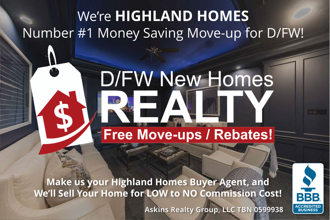 We're Highland Homes Number 1 Money Saving Move-up Choice! It's TiME to SAVE!