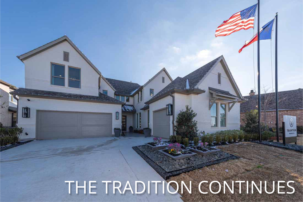 Tradition Homes Model Home at Light Farms Celina 