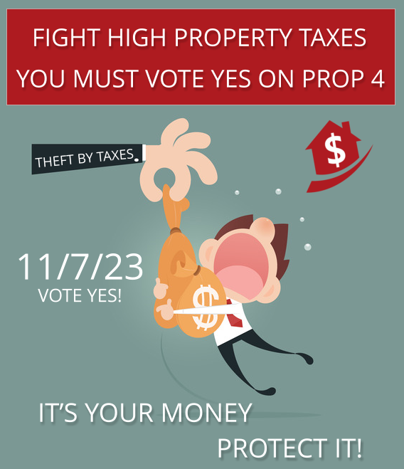 You MUST Vote to REDUCE Property Taxes! Get Back at the Crooked Texas Appraisal Districts!