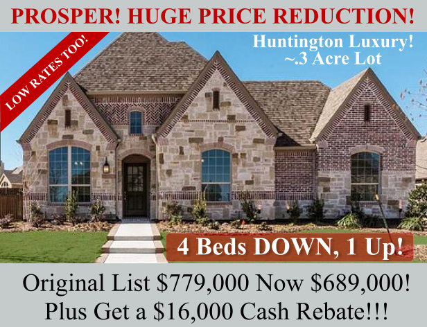 REDUCED Huntington Home in Whitley Place Prosper