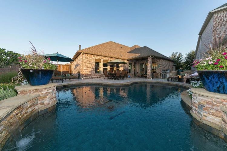 Pool in Frisco home