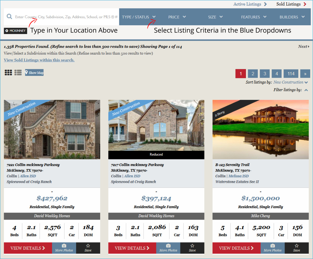 Access the Most Online Public MLS Information Available in D/FW
