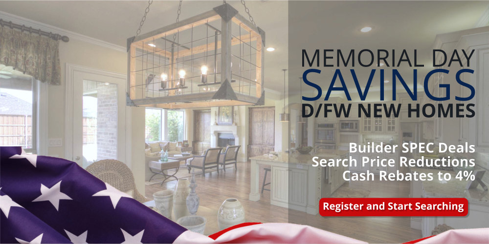 Memorial Day 2019 New Home Savings
