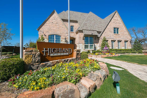 Canyon Falls homes in Flower Mound, Denton County