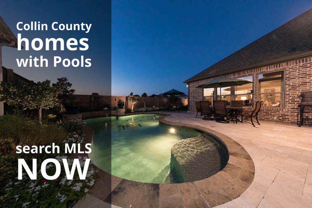 Find Homes With Inground Pools in Collin County Here