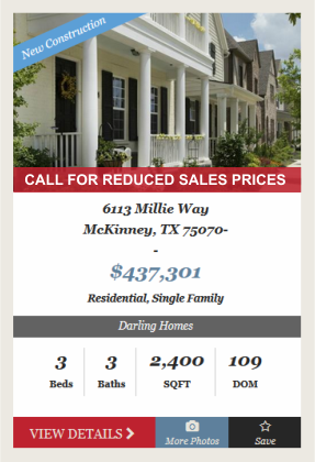 Darling Homes 2016 Year-end Sale Event in Spicewood at Craig Ranch McKinney