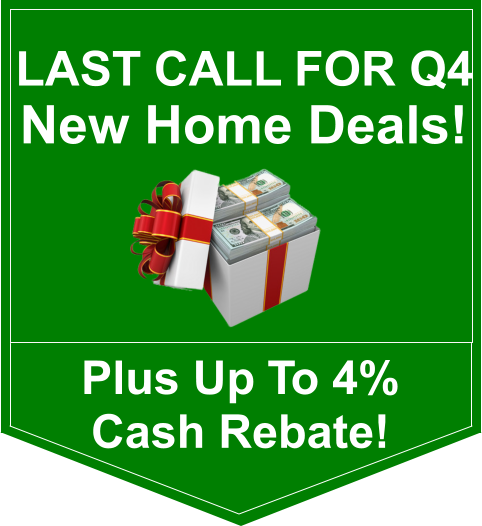 Final Call for DFW 2016 Q4 New Home Deals!