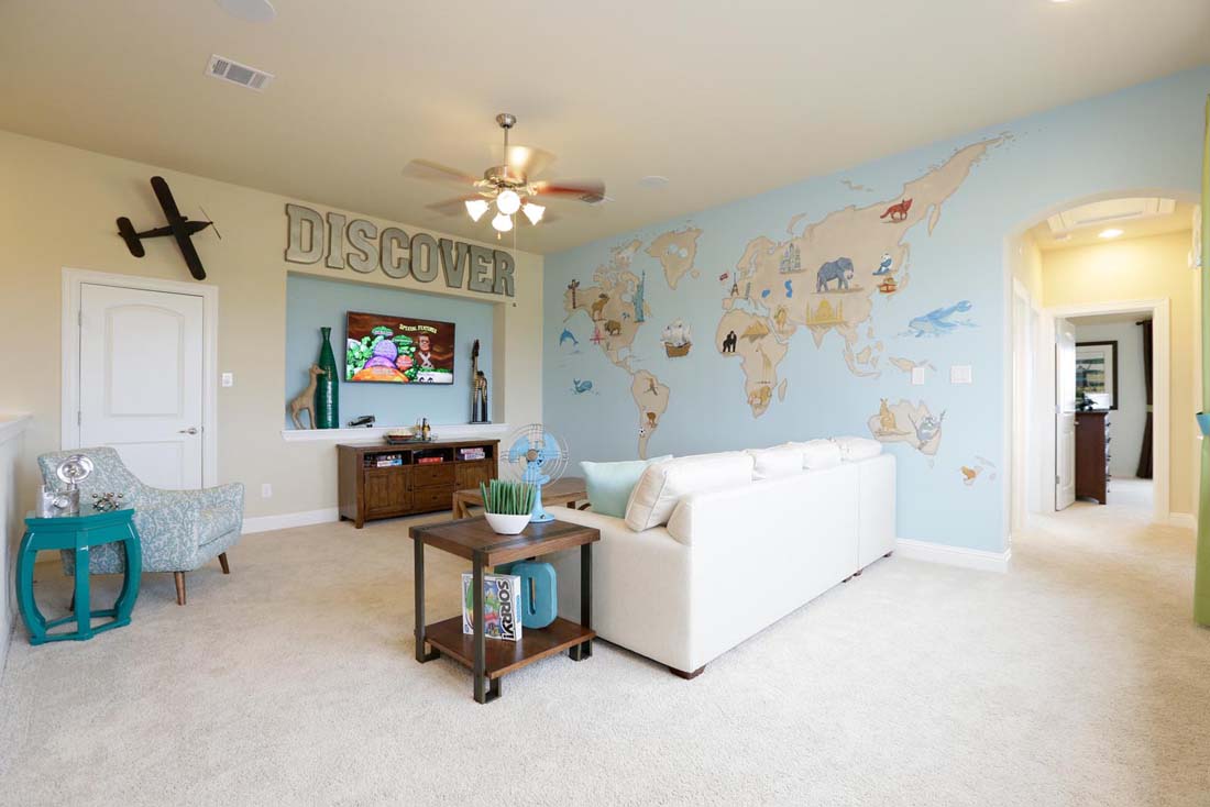 Large extra space in Chesmar model home