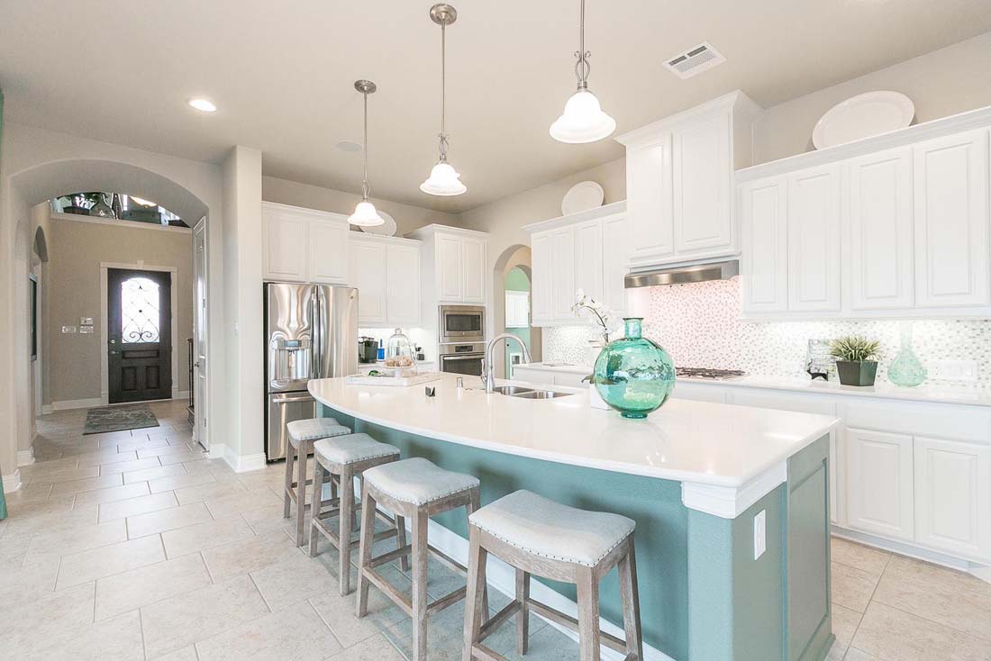 Breakfast bar in Chesmar model home