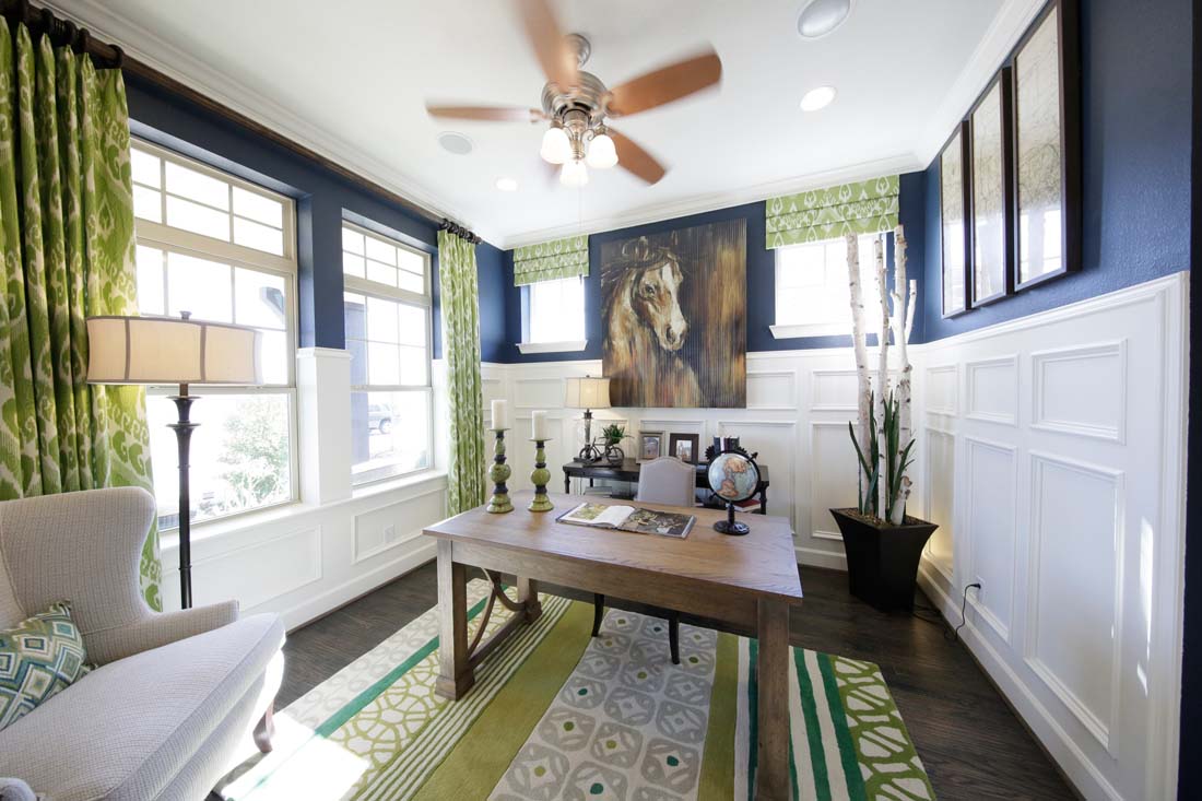 Den/office in David Weekley model home