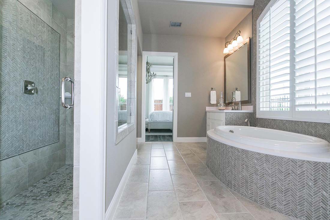 Huntington home master bath/shower