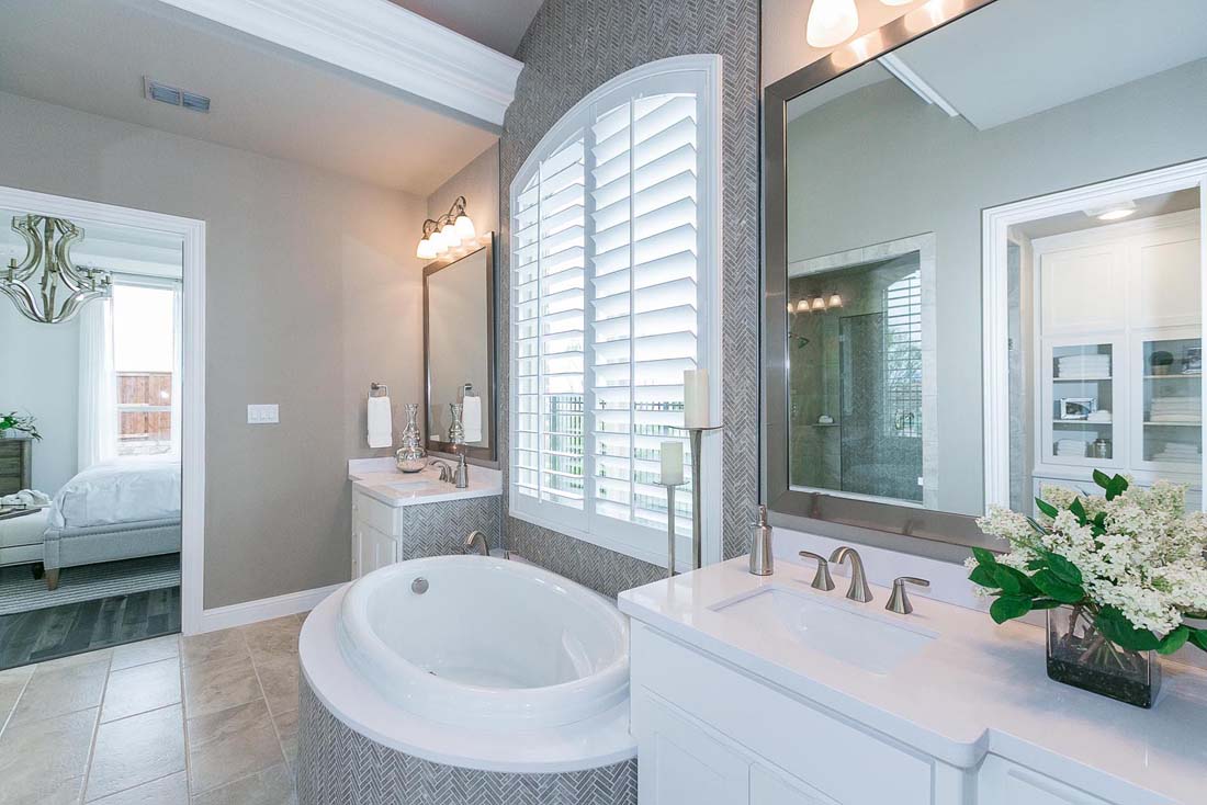 Huntington home master bath
