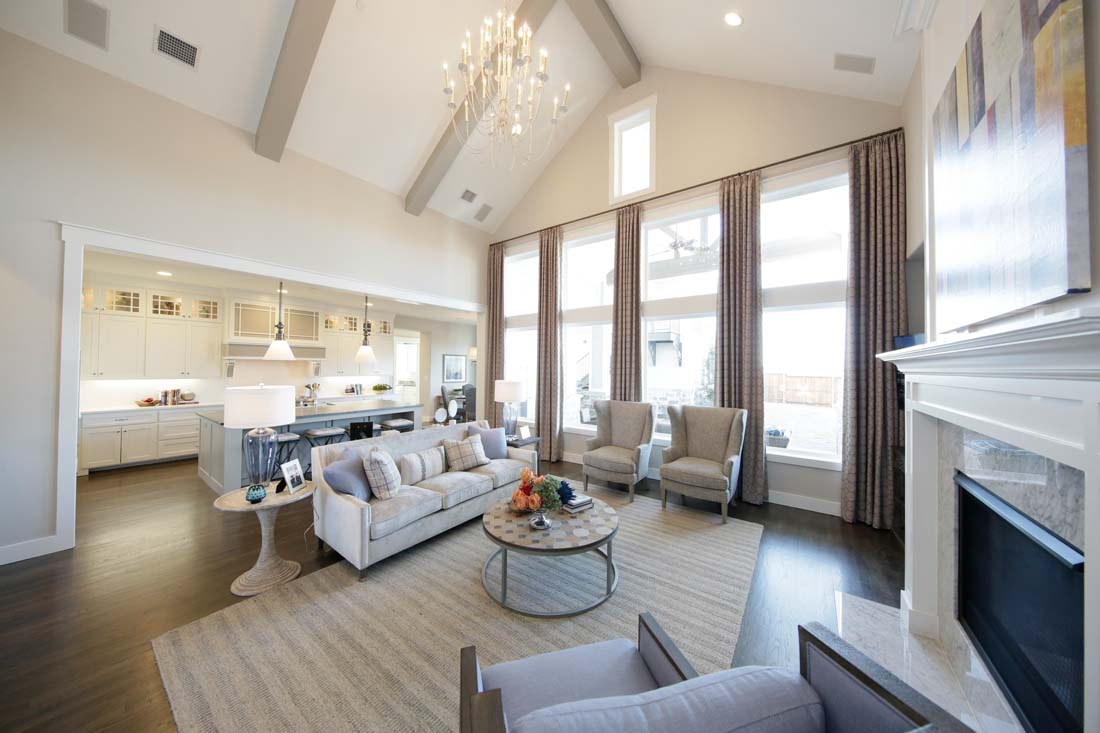 Southgate Homes bright living room with large windows